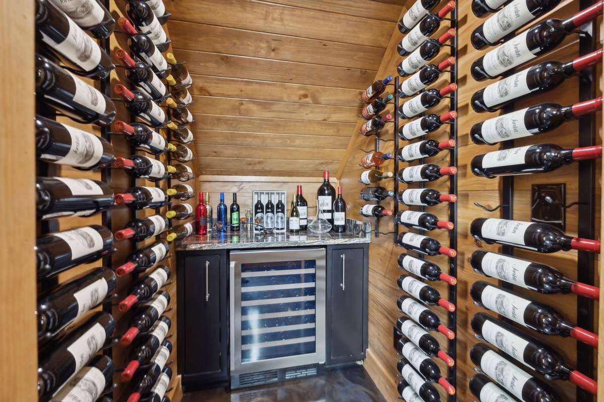 Main lodge wine room