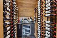 Main lodge wine room