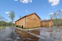 More of main lodge rear view