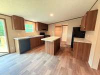 Kitchen with island and all new appliances