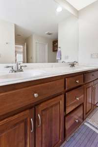 Primary bath - dual vanities