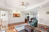 Dining room currently used as sitting room