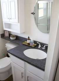 Bathroom in the tiny house