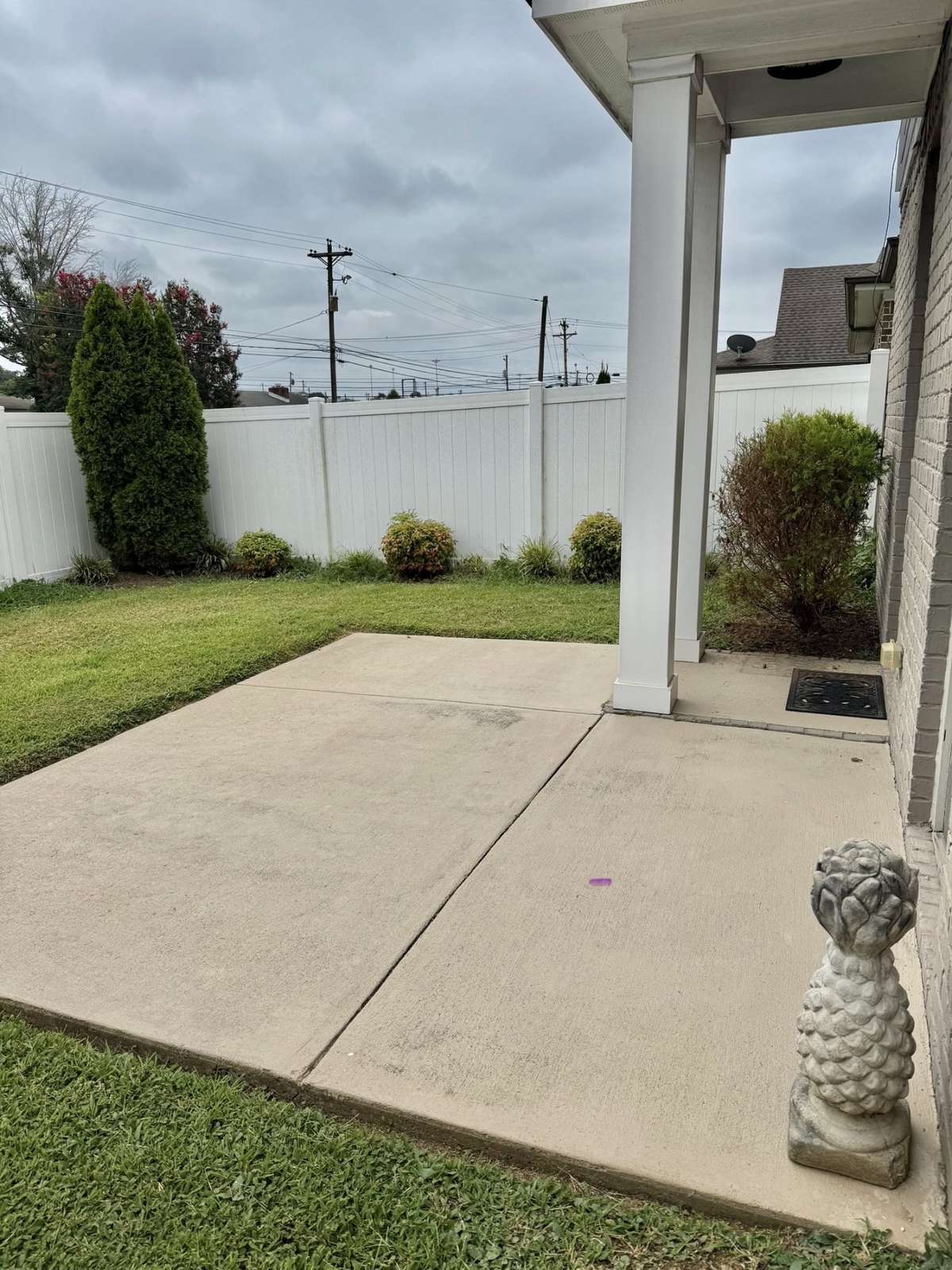 Perfect for your Pet Privacy Fenced back yard and Patio