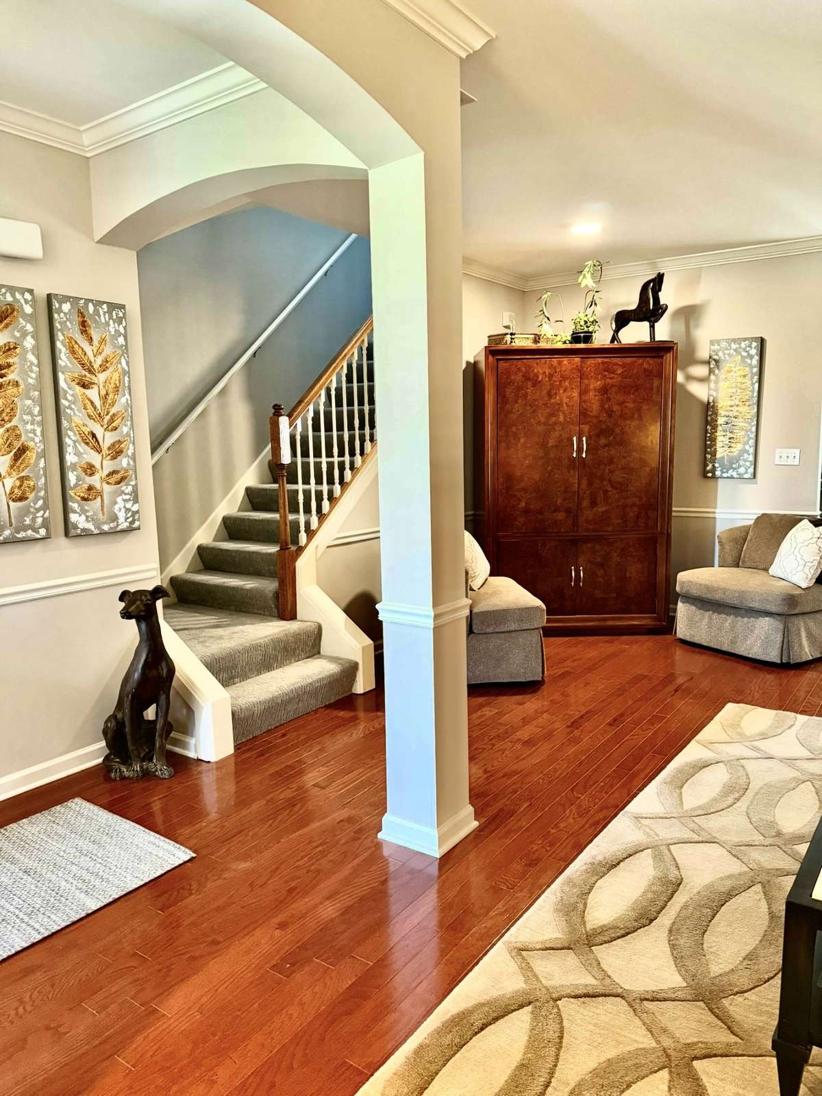 Elegant Home complete with high end custom Decorator Furnishings that all stay!