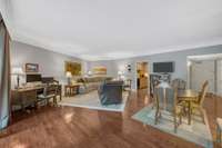 Large open space with tons of natural light.