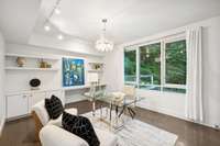 Bedroom 5 - Beautiful pool views, 3 closets and a lovely half bath. Currently used as a mtg. room.