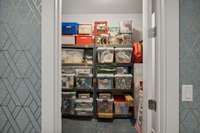 HUGE walk-in closet off the lower level 2nd laundry --- wonderful for holiday decor.