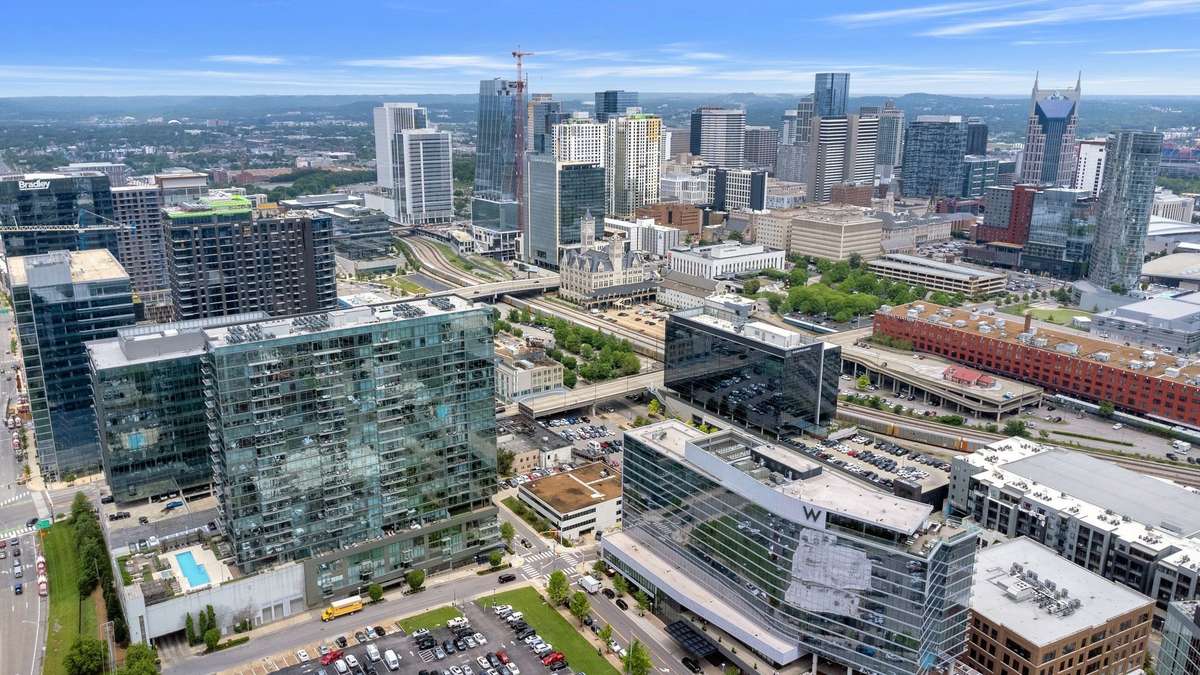 The ever growing and changing Nashville skyline!