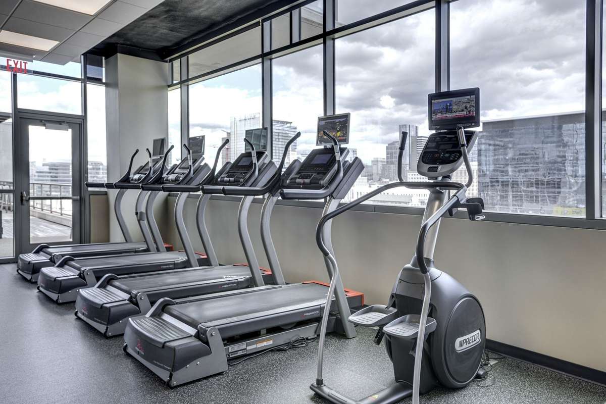 Cardio exercising is easier with a view!