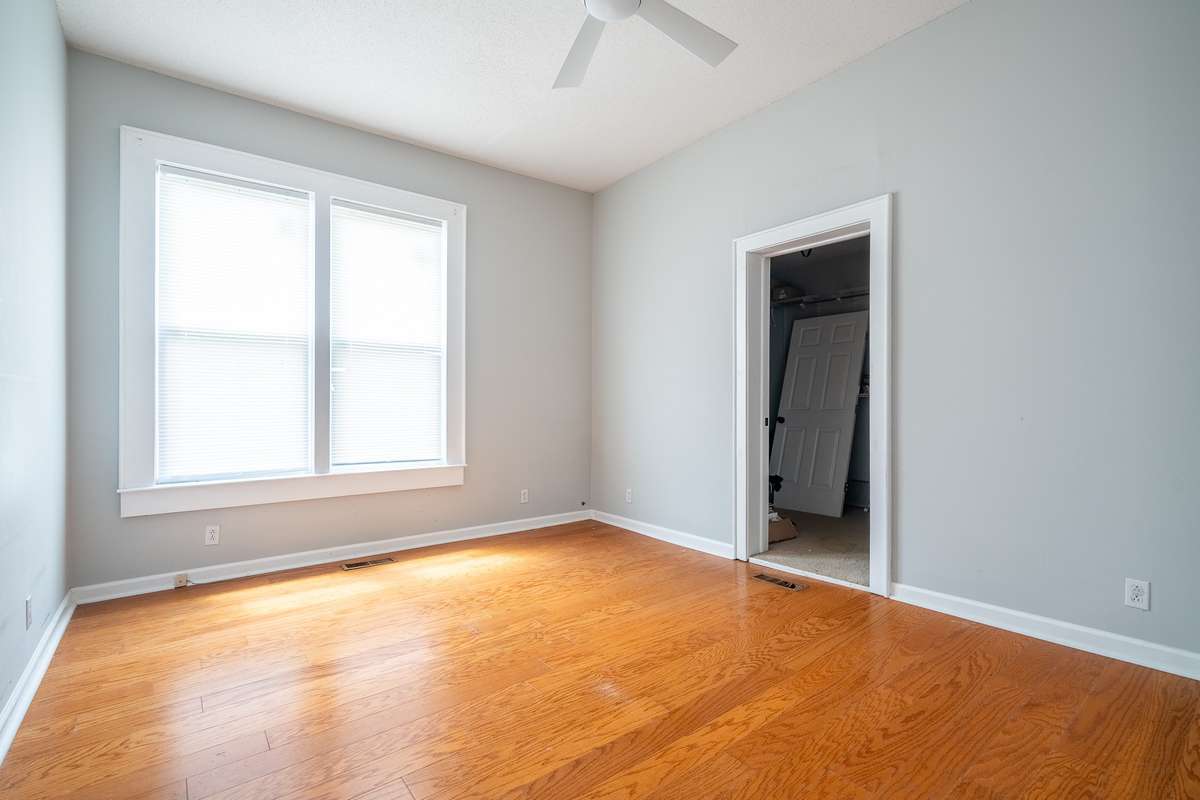 2nd Bedroom Main Level with Large Walk In Closet