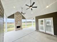 Wonderful extra large covered back patio with extra area to arrange for your next get together.