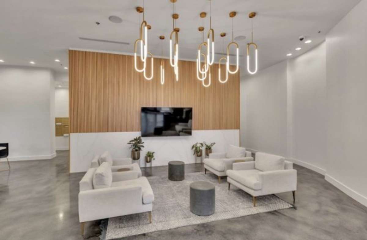 Lobby waiting/gathering area.