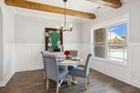 Example photos, home is under construction. Colors, materials, and finishes may vary.