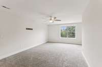 The third of the upstairs multi-use rooms