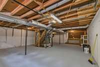 Full unfinished basement