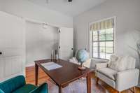 The office is just off the main entrance, next to the front door, making it a great work-from-home space.