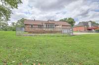 Lots of backyard space to play in