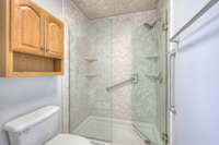 Walk in shower in bath 2