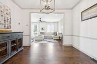 Separate Dining Room...