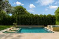 Pool Installation Concept that could be added - the pool and hot tub has already been bid and could be installed prior to pool season.