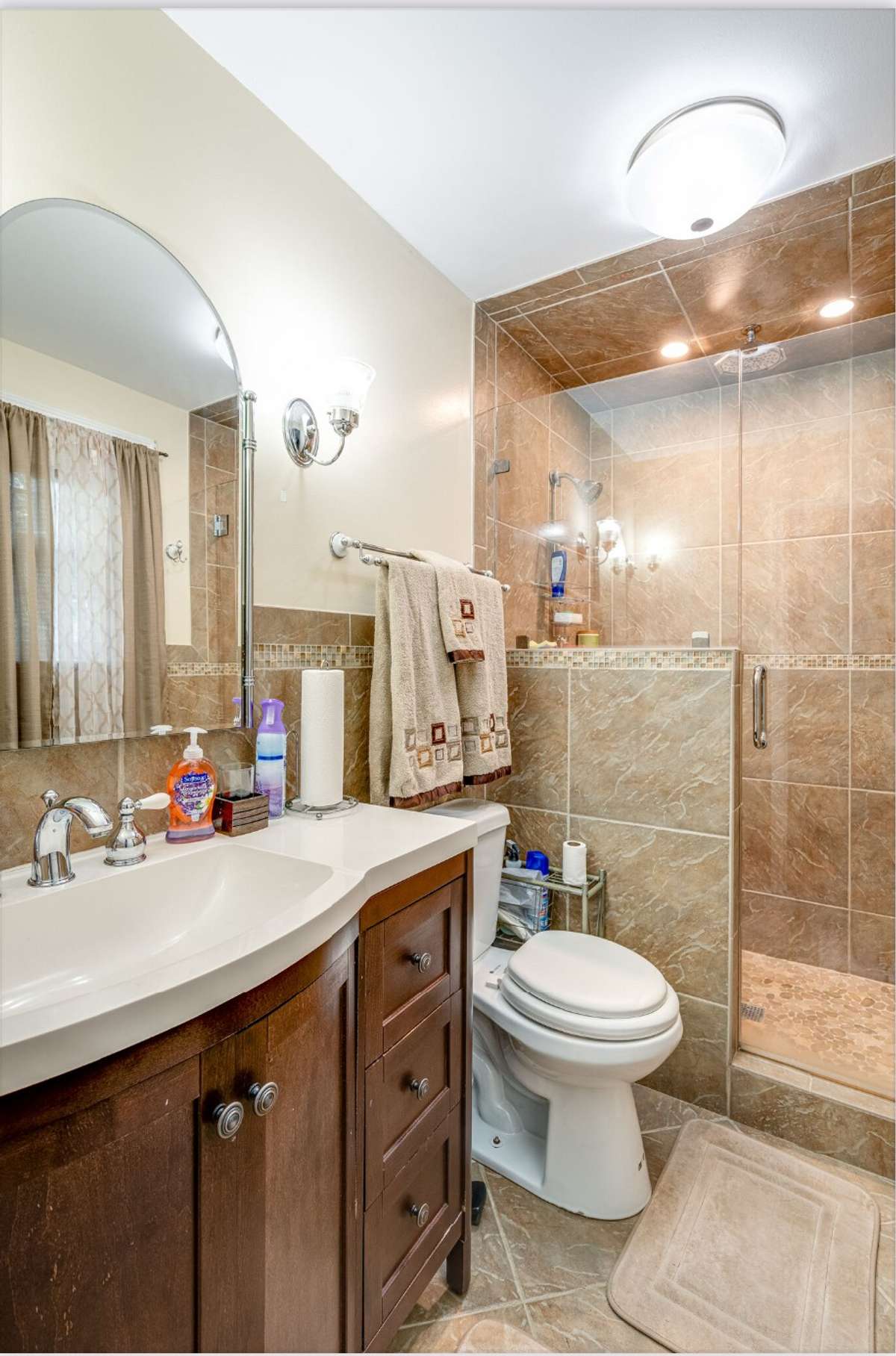 Owners suite bathroom.
