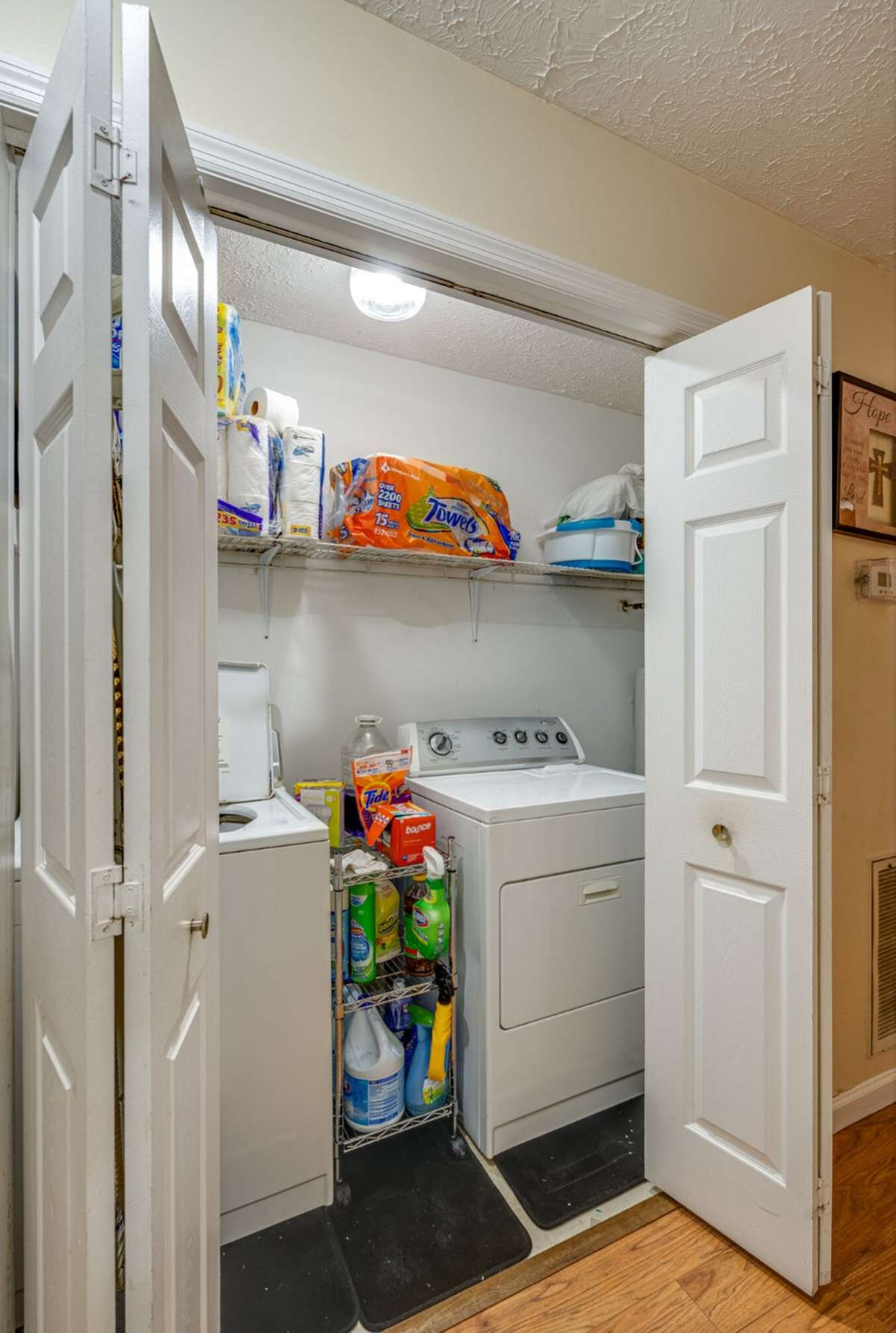 Laundry area.