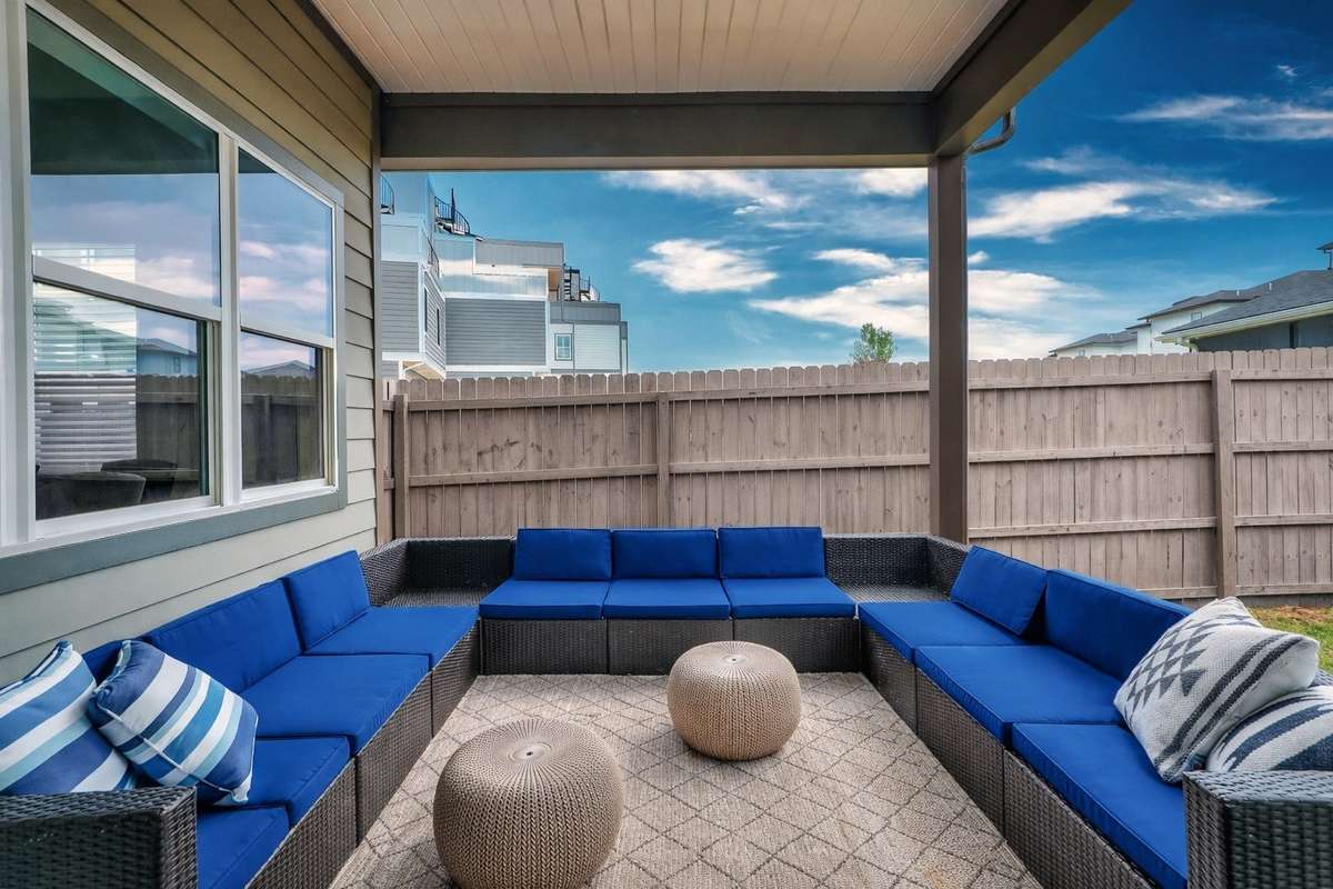 You also have a main floor outdoor covered porch--easy to screen in if preferred.