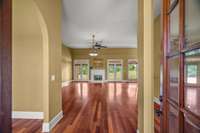 Spacious foyer as you open the front door.