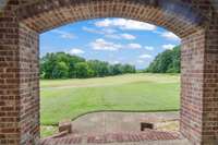 Look at that patio view!