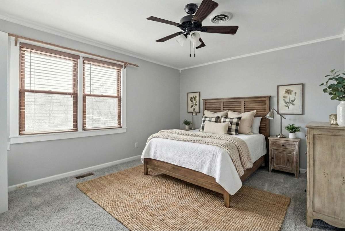 Bedroom 3 shown in enhanced image.