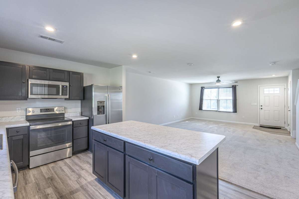 Enjoy a large open floor plan!