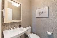 "formal" powder room