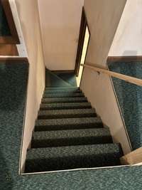 Stairs to Bonus Room and lots of out of sight storage!