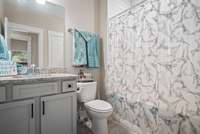 Secondary upstairs bathroom.