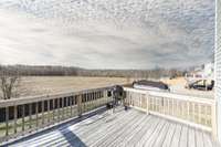 Back deck to the right.