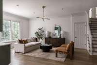 A great place to watch football right off the kitchen!