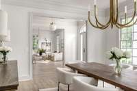 Dining Room adjacent to Formal living