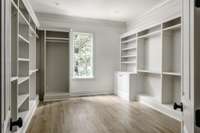 Extra large master closet. Plenty of room for island if desired