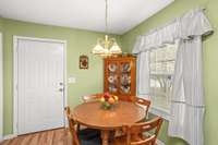 Enjoy convenient garage access. This space has so many possibilities! Use as a mud room, play area, pet area, or small office space.