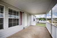 Covered front porch