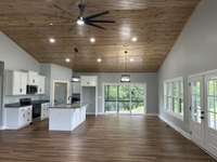 Great Room Kitchen and Dining areas