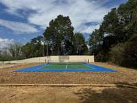 Pickleball anyone?  Come check out the pickleball court for your residents on our beautiful 2 Acre Park with walking trails as well.