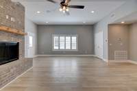 second gas fireplace