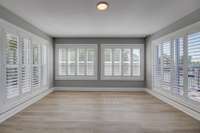 climate controlled sunroom to enjoy year round lake views