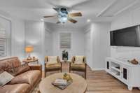 Washer/Dryer located behind bi-fold doors on right hand side- Left side closet expanded to match size of right side closet