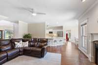 Great Room Looking Into The Fantatstic Kitchen...