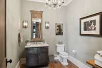 The "77" powder room