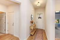 Step inside and you’ll immediately notice the hardwood flooring and feel the warmth and charm of the home.