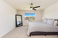 Upstairs, the third bedroom offers flexibility.  Whether you envision this area as a guest suite, an office, a craft room or a private retreat for a family member, it provides the versatile to meet your needs.